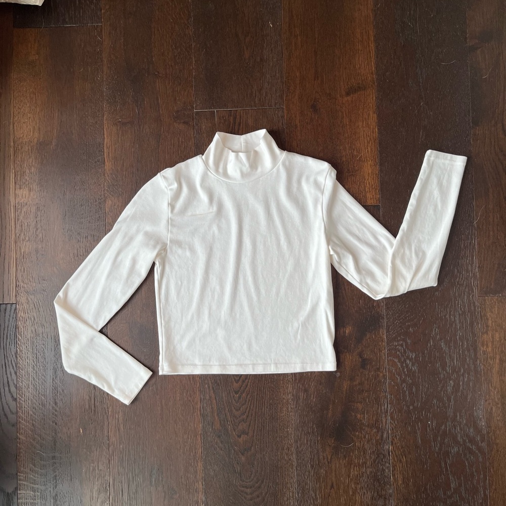Zara Cream Long Sleeve Top